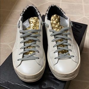 P448 John Pearl Bubble Gold Size 39